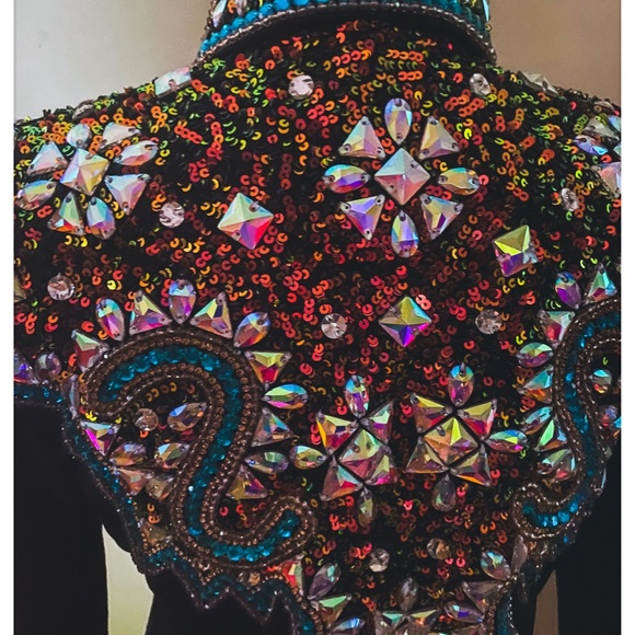 Western Show Jacket Custom Made New Gorgeous! Medium - Picture 3 of 6